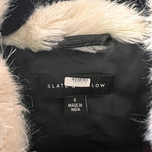 Slate and willow black leather jacket - Picture 6 of 9